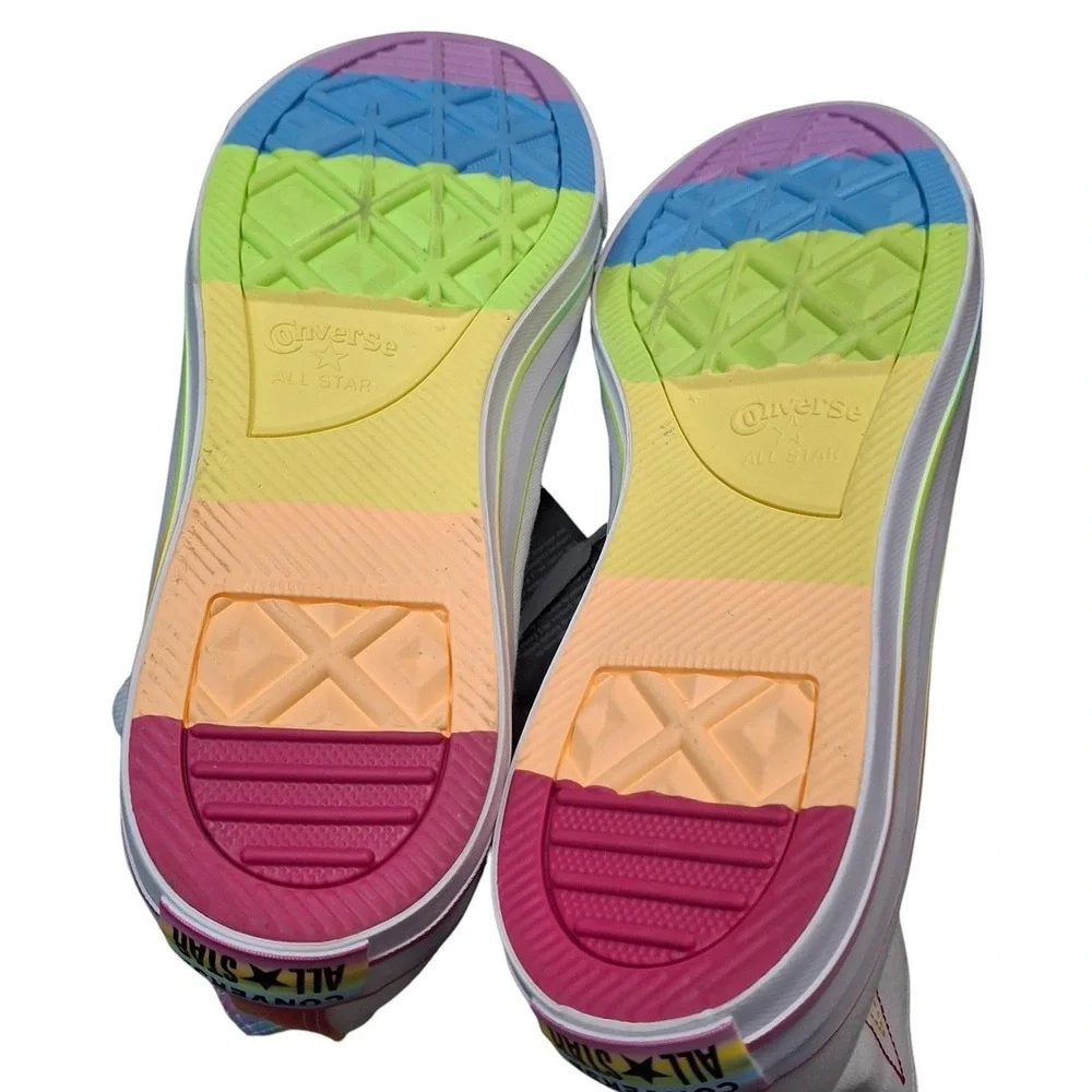 Converse Chuck Taylor CTAS All Star Shoes Men's 10.5 Hi Pride Rainbow A10216C - Picture 6 of 6